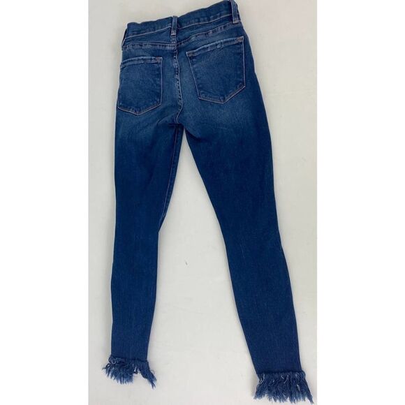Frame Denim Jeans Le Skinny de Jeanne Skinny Jeans Stretch Blue - Size 24 - Picture 5 of 13